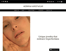 Tablet Screenshot of herminawristwear.com